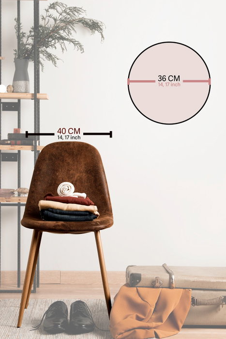 Wallity Reloj Decorativo de MDF Multicolor